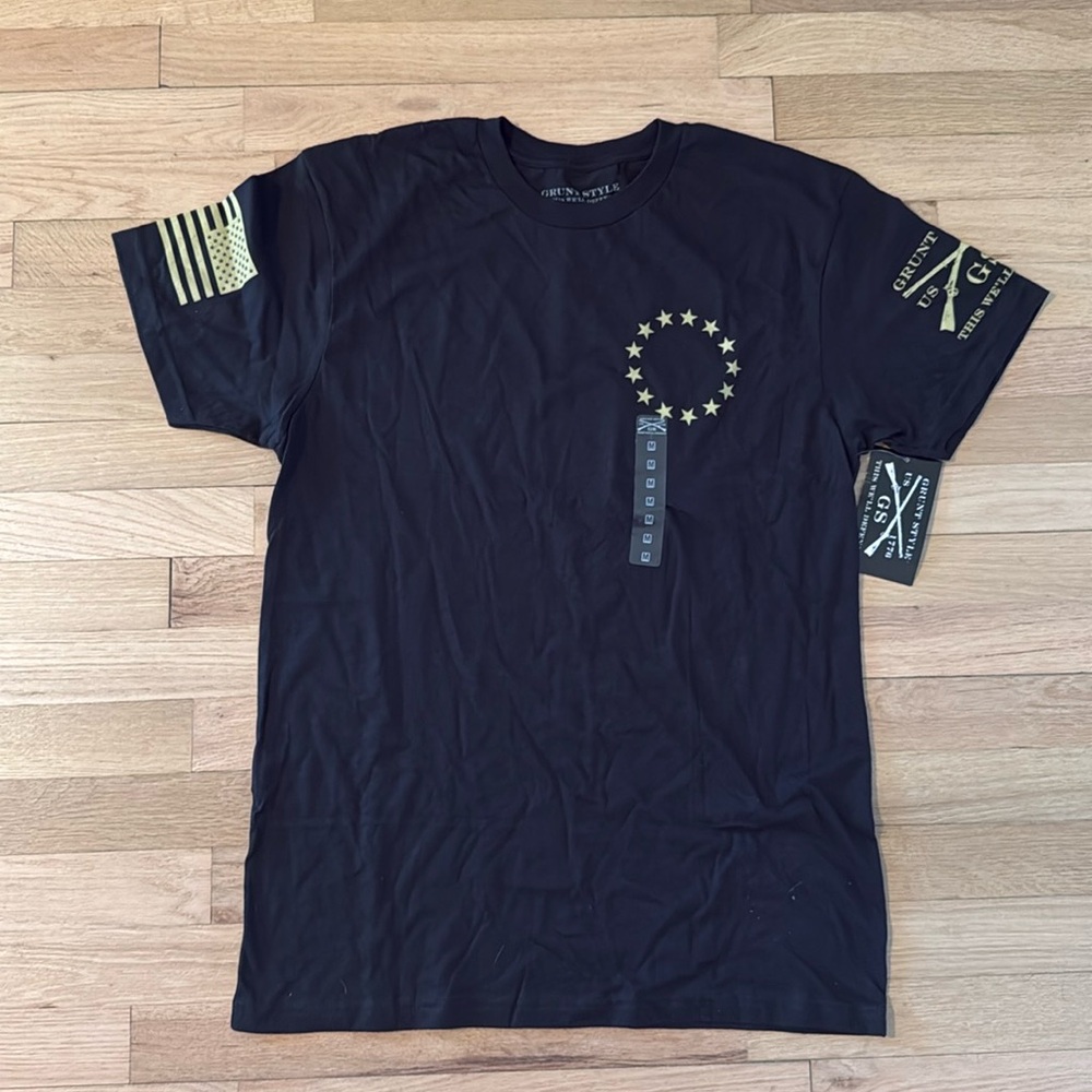 New Men’s Grunt Style Black T-Shirt